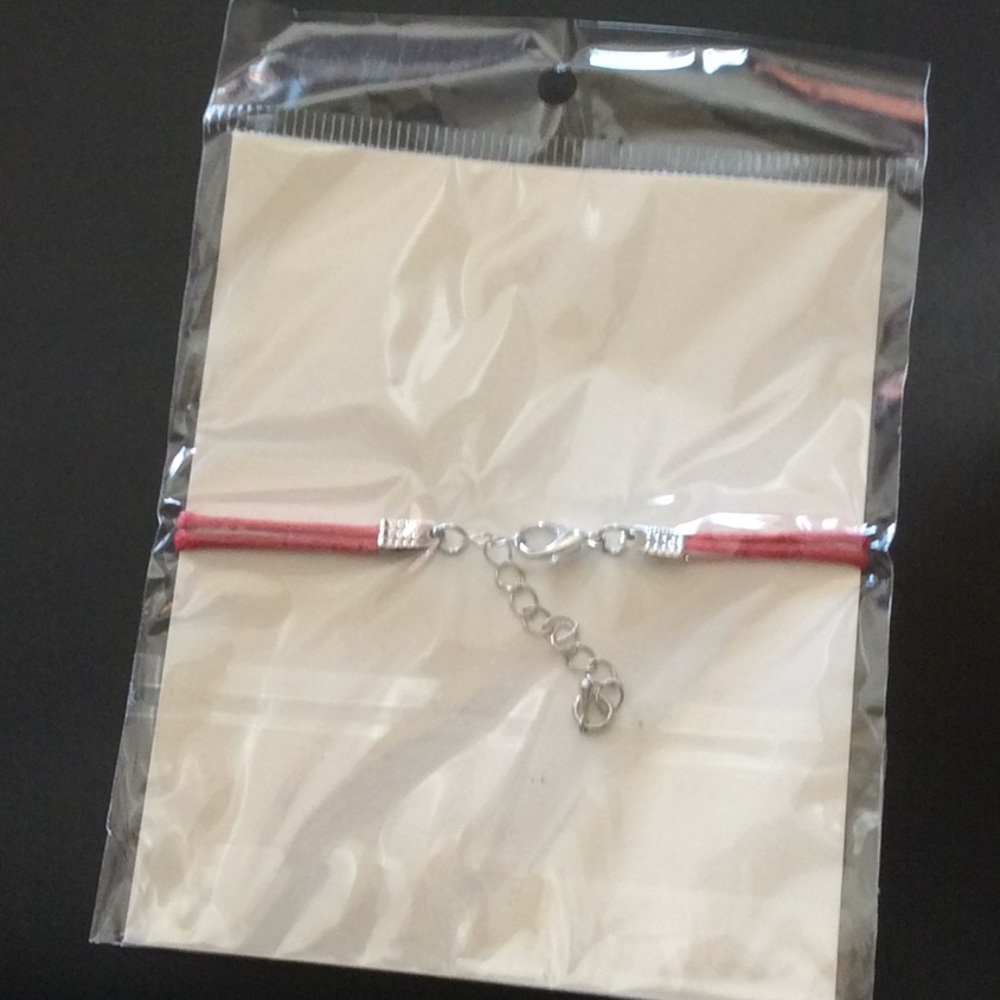Army mom bracelet red lobster clasp jewelry bag - Picture 3 of 4